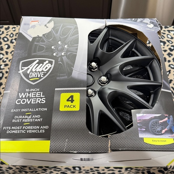 Auto Drive Other - 16 inch Auto Drive Black Wheel Covers 4 Pack